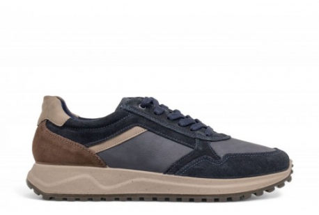 SCARPA UOMO CAMOSCIO/PELLE CERNIERA LATERALE