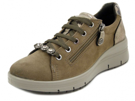 SCARPA DONNA CAMOSCIO CERNIERA